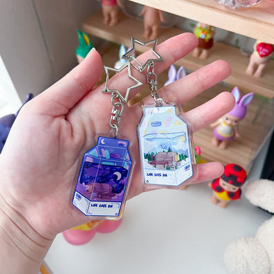 Life Goes On Keychain